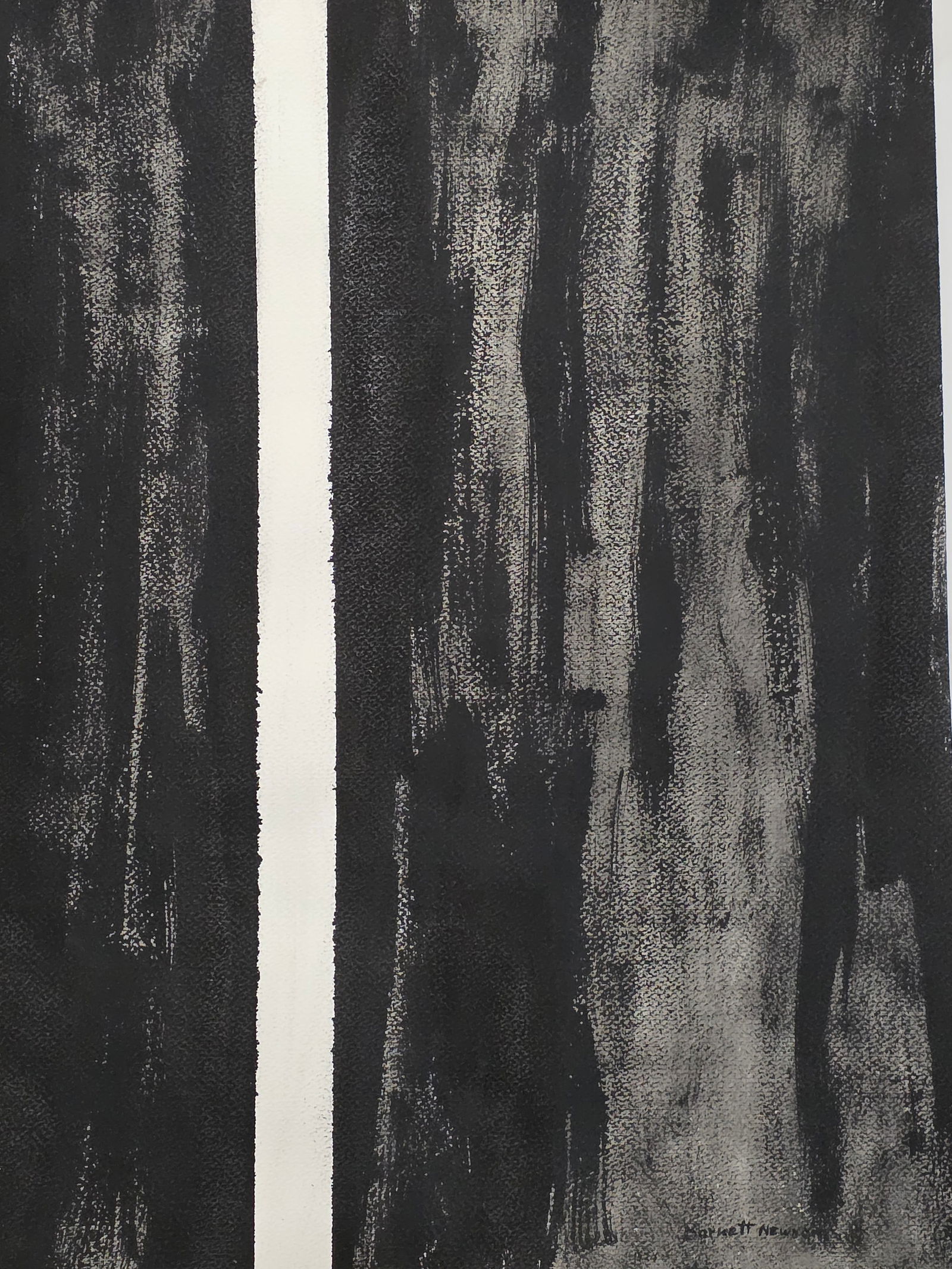 Barnett Newman was an American painter. He has been critically regarded as one of the major figures (1 of 2)