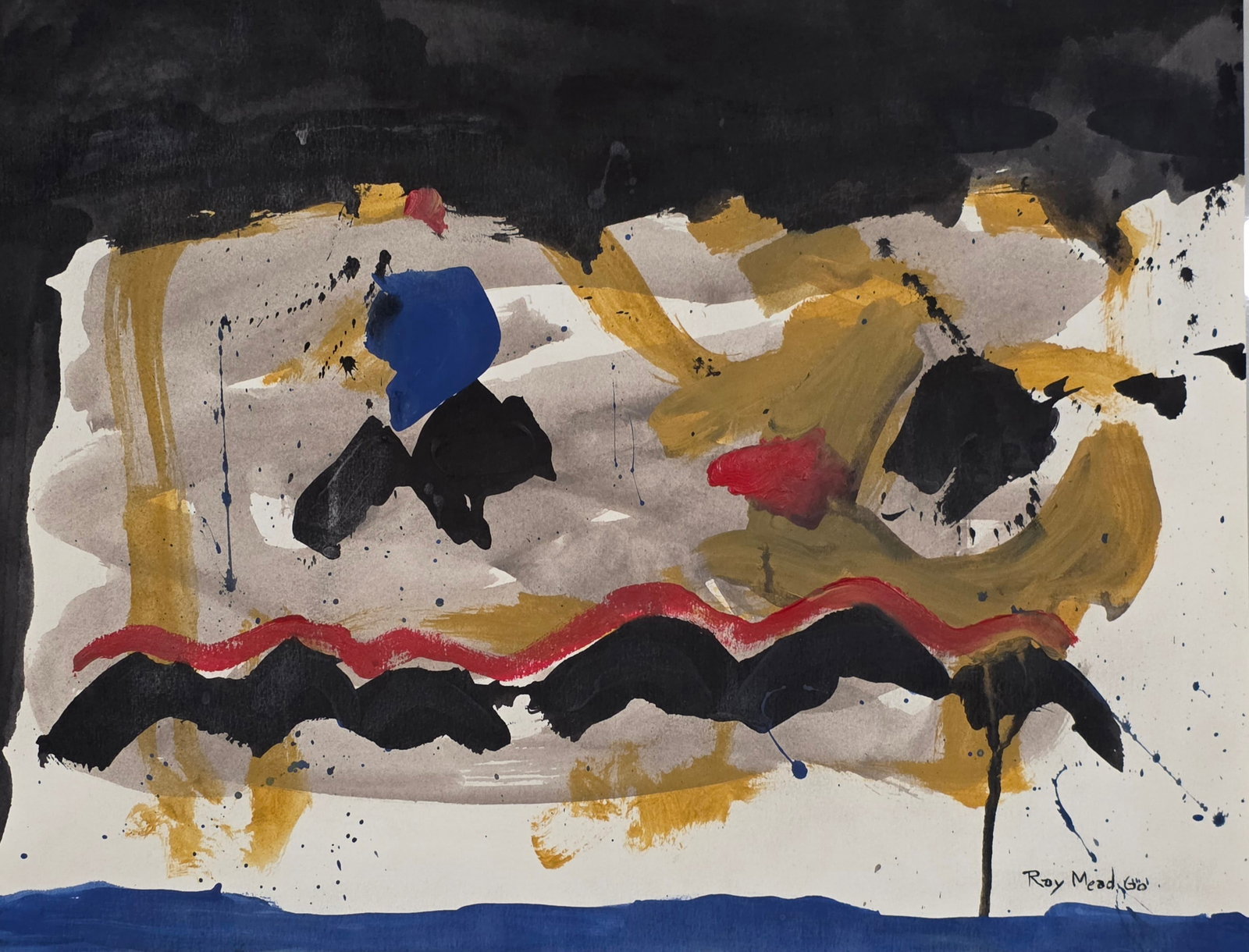 Raymond Mead was born in Watford, Hertfordshire, England in 1921. His grandmother was an art collect: Raymond Mead was born in Watford, Hertfordshire, England in 1921. His grandmother was an art collector and she fostered Mead’s appreciation of art at an early age. From 1936 to 1939, Mead studied at