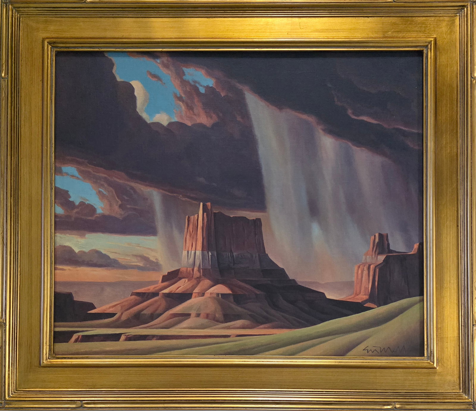 Ed Mell was an American painter from Phoenix, Arizona. He specialized in depictions of landscapes of (1 of 4)
