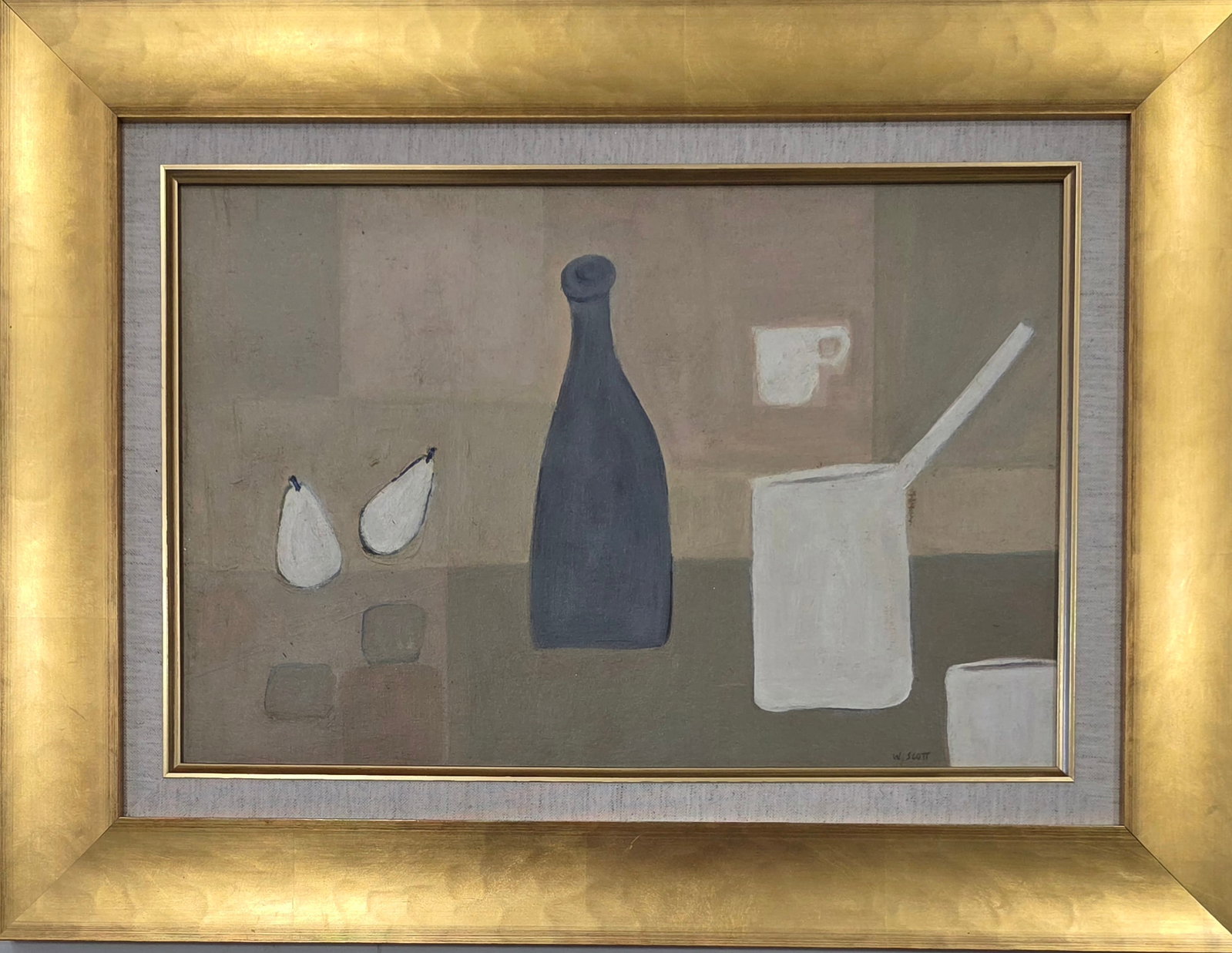 William Scott CBE RA was a prominent abstract painter from Northern Ireland, known for his themes of (1 of 2)