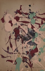 Lenore "Lee" Krasner was an American painter and visual artist active primarily in New York whose