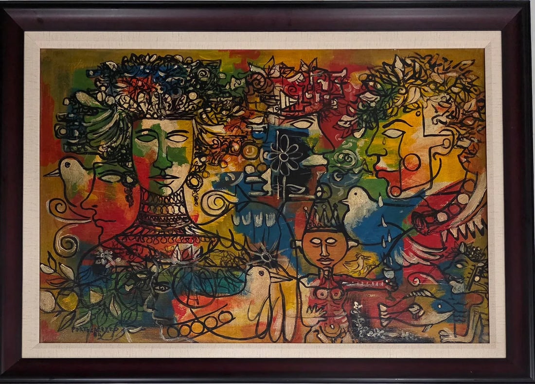 René Portocarrero was a Cuban visual artist known for paintings, murals, ceramics, and works on: René Portocarrero was a Cuban visual artist known for paintings, murals, ceramics, and works on paper. He is associated with Cuban modernism and the second generation of the Cuban vanguardia.Certific