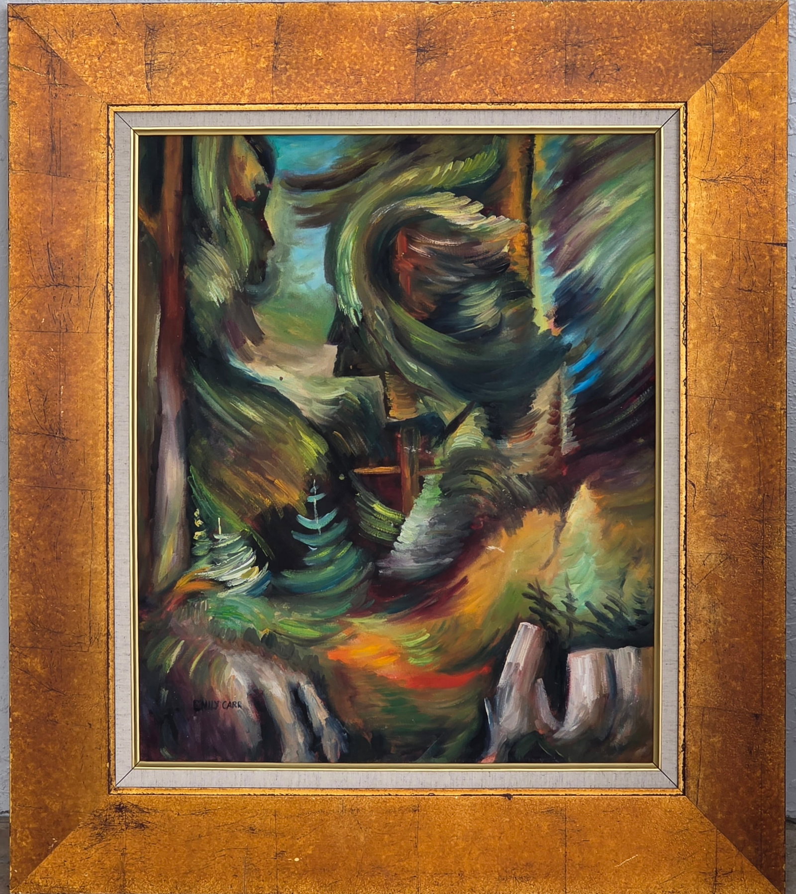 Emily Carr was a Canadian artist who was inspired by the monumental art and villages of the First Na (1 of 3)