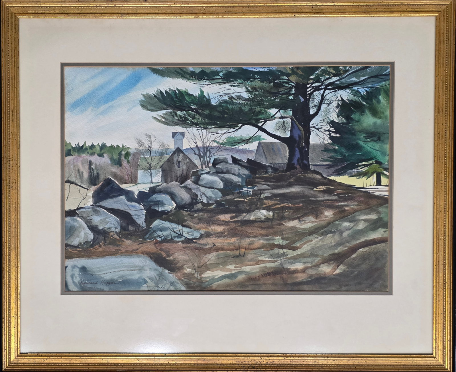 Edward Hopper was a renowned American painter and printmaker known for his depictions of modern: Edward Hopper was a renowned American painter and printmaker known for his depictions of modern American life and landscapes. His work is characterized by strong lighting, defined lines, and cropped p
