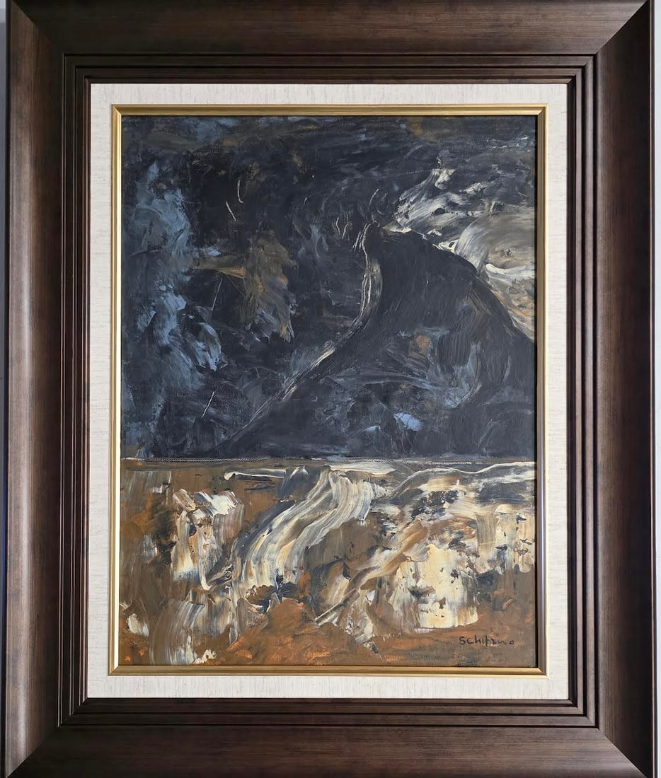 Mario Schifano was an Italian painter and collagist of the Postmodern tradition. He also achieved: Mario Schifano was an Italian painter and collagist of the Postmodern tradition. He also achieved some renown as a film-maker and rock musician. Schifano had a relationship with Anita Pallenberg in 19