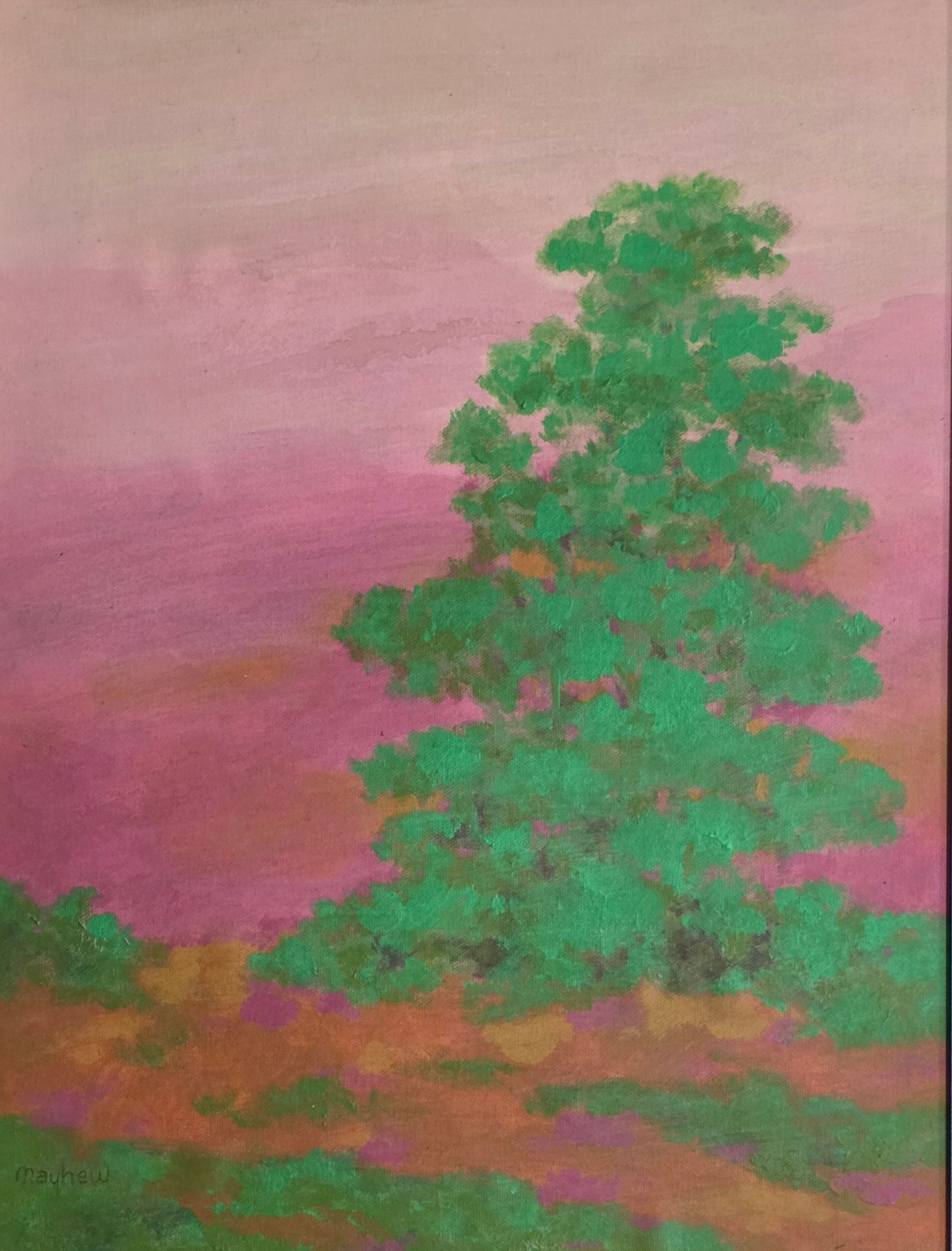 Richard Mayhew was an American landscape painter, illustrator, and arts educator, of Native and (1 of 2)