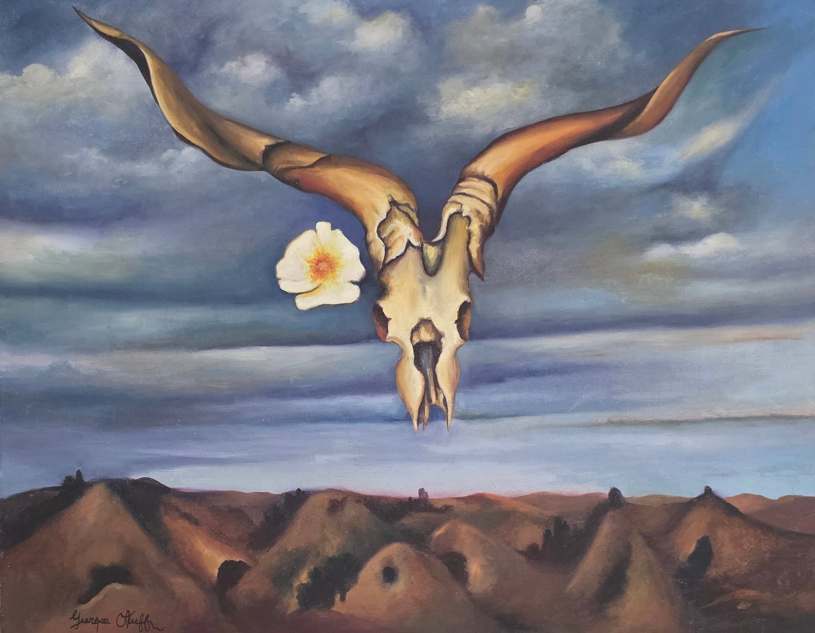 Georgia O'Keeffe, (November 15, 1887 – March 6, 1986) was an American modernist painter and: Georgia O'Keeffe, (November 15, 1887 – March 6, 1986) was an American modernist painter and draftswoman whose career spanned seven decades and whose work remained largely independent of major art mo
