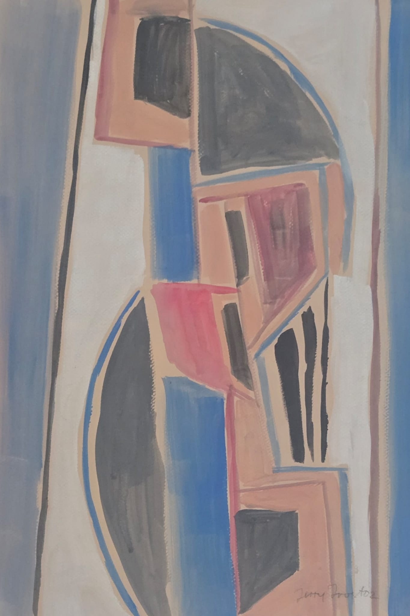 Sir TerryFrost was a British abstract artist, who worked in Newlyn, Cornwall. F: Sir Terry Frost, was a British abstract artist, who worked in Newlyn, Cornwall. Frost was renowned for his use of the Cornish light, colour and shape to start a new art movement in England. He became 