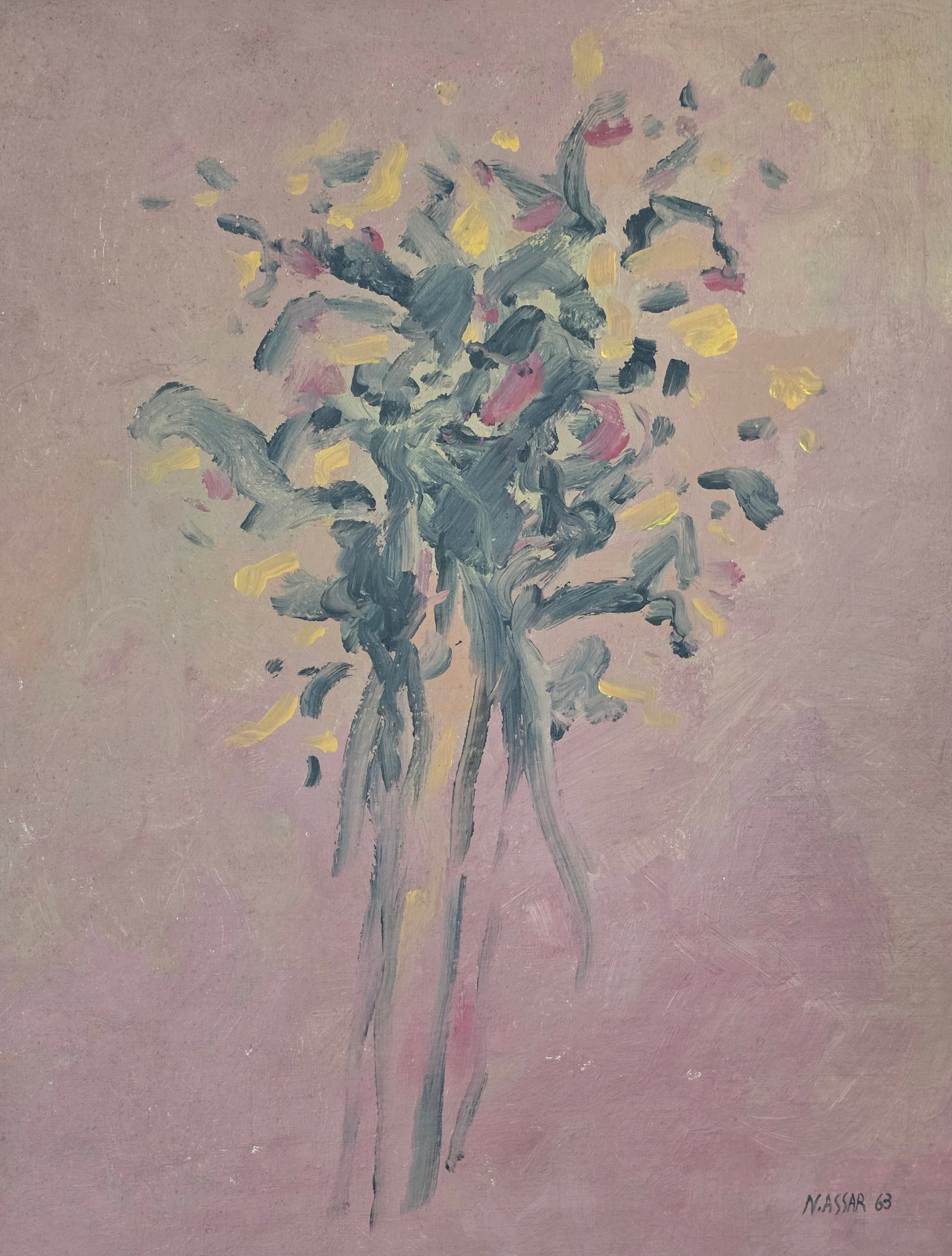 Nasser Assar (1928-2011) shares with a rather small number of painters of his generation: the (1 of 1)