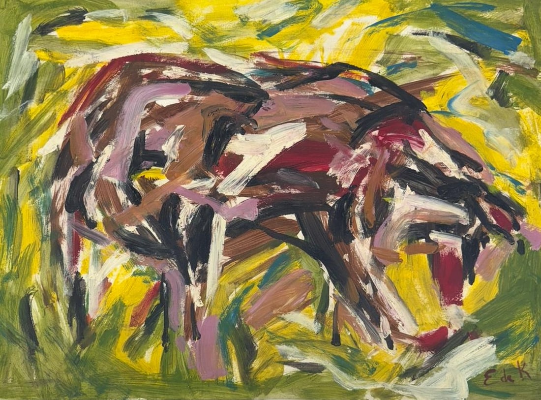 Elaine Marie Catherine de Kooning was an American painter and art critic. A key contributor to the: Elaine Marie Catherine de Kooning was an American painter and art critic. A key contributor to the abstract expressionist and Figurative Expressionist movements, she wrote extensively on the art of th
