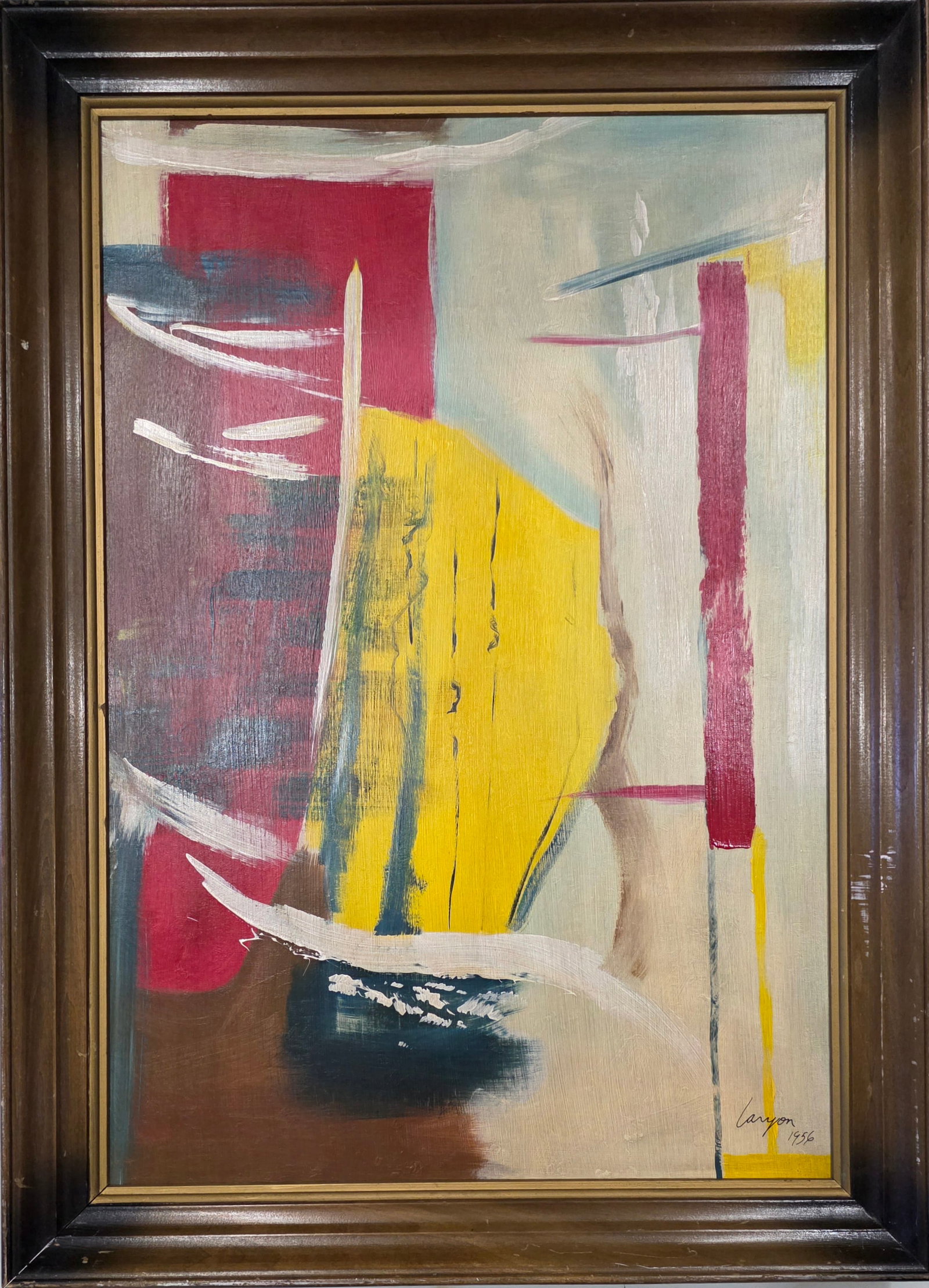 George Peter Lanyon was a British painter of landscapes leaning heavily towards abstraction. Lanyon (1 of 4)