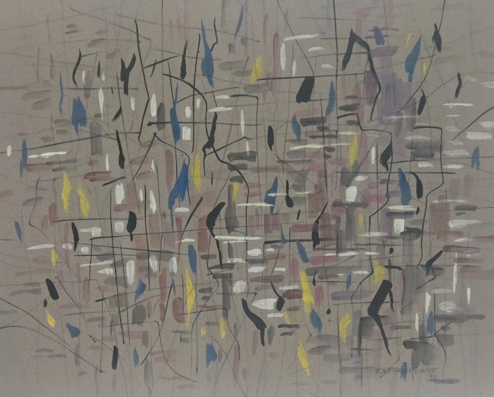 Norman Wilfred Lewis was an American painter, scholar, and teacher. Lewis, who was African-American (1 of 1)