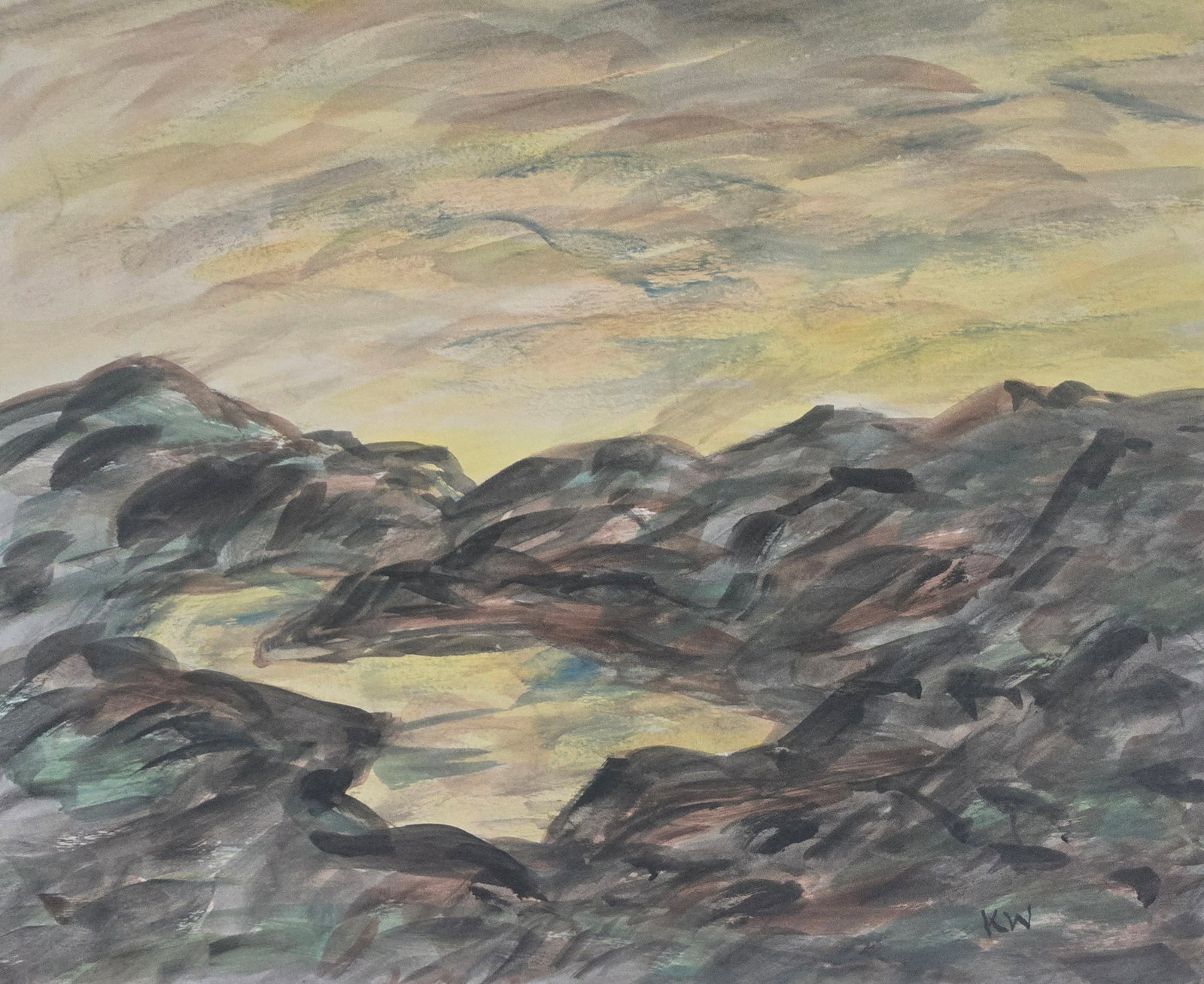 Sir John Kyffin Williams, OBE, RA was a Welsh landscape painter who lived at Pwllfanogl, (1 of 1)