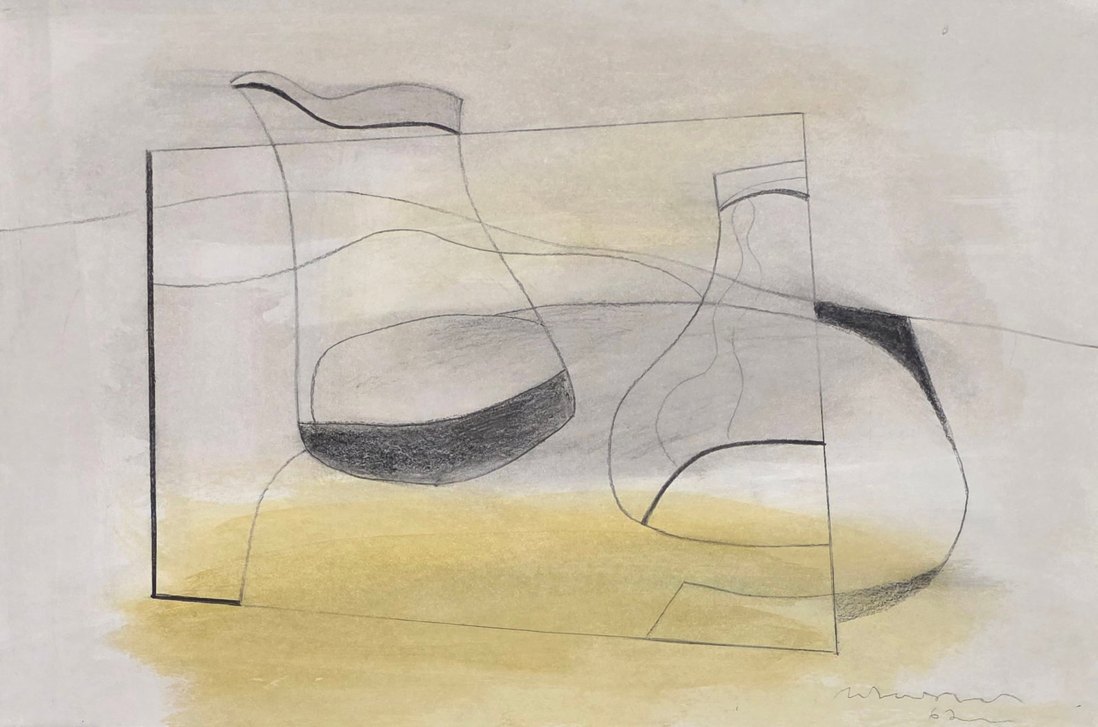 Benjamin Lauder Nicholson, OM was an English painter and sculptor of abstract compositions, landscap (1 of 2)