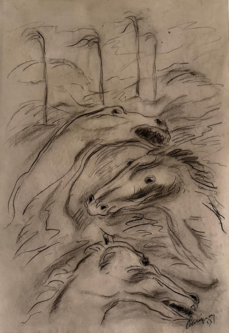Carlos Enríquez Gómez, was a Cuban painter, illustrator and writer of the Vanguardia movement. (1 of 2)
