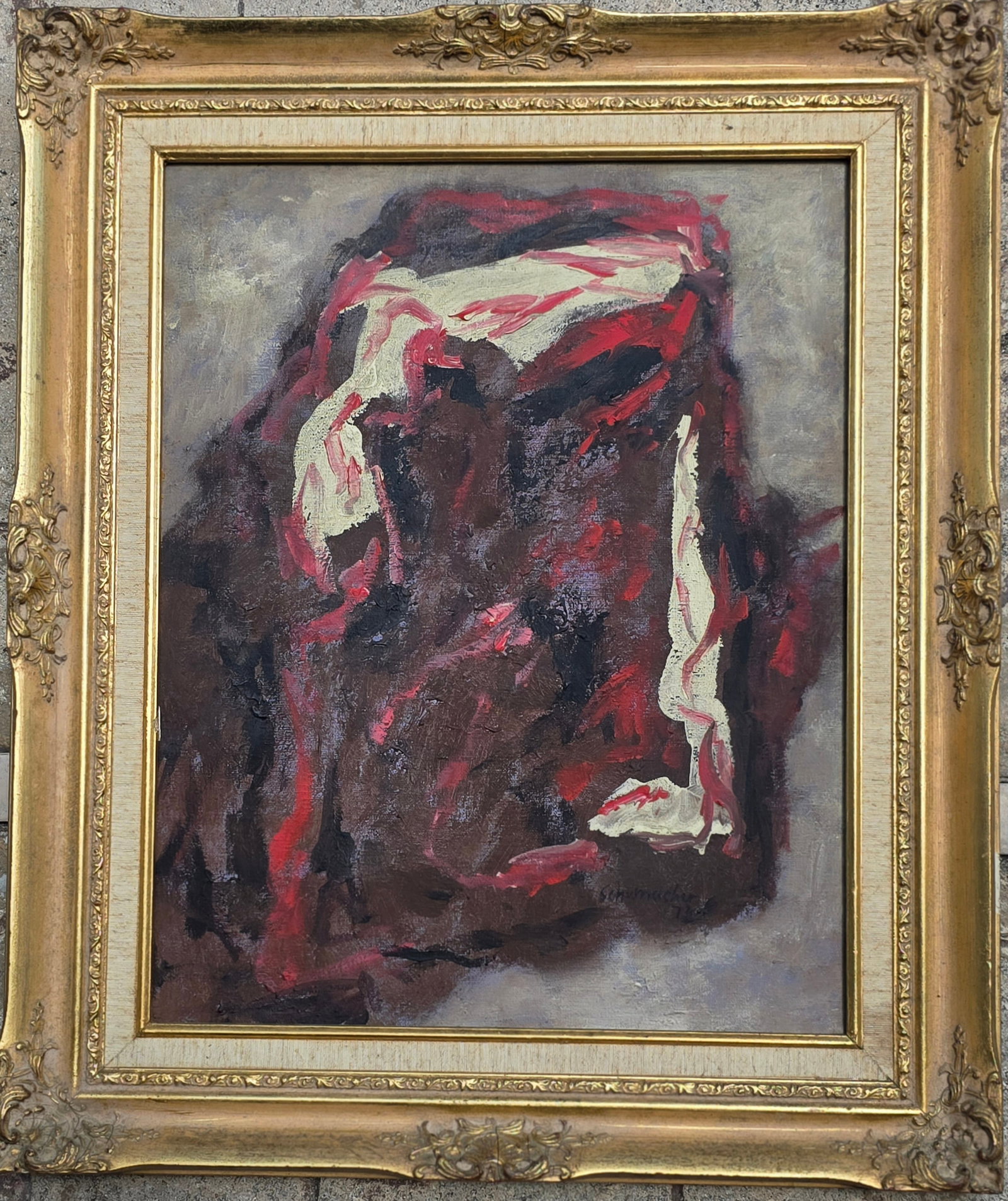 Emil Schumacher was a German painter. He was an important representative of abstract expressionism (1 of 3)
