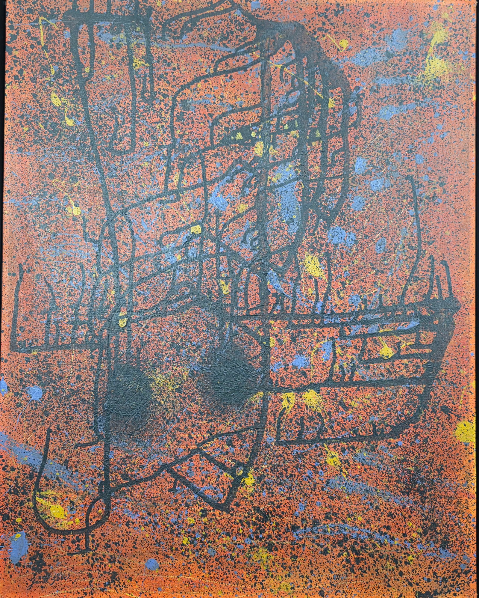 Janet Sobel, born Jennie Olechovsky, was a Ukrainian-born American Abstract Expressionist painter (1 of 2)