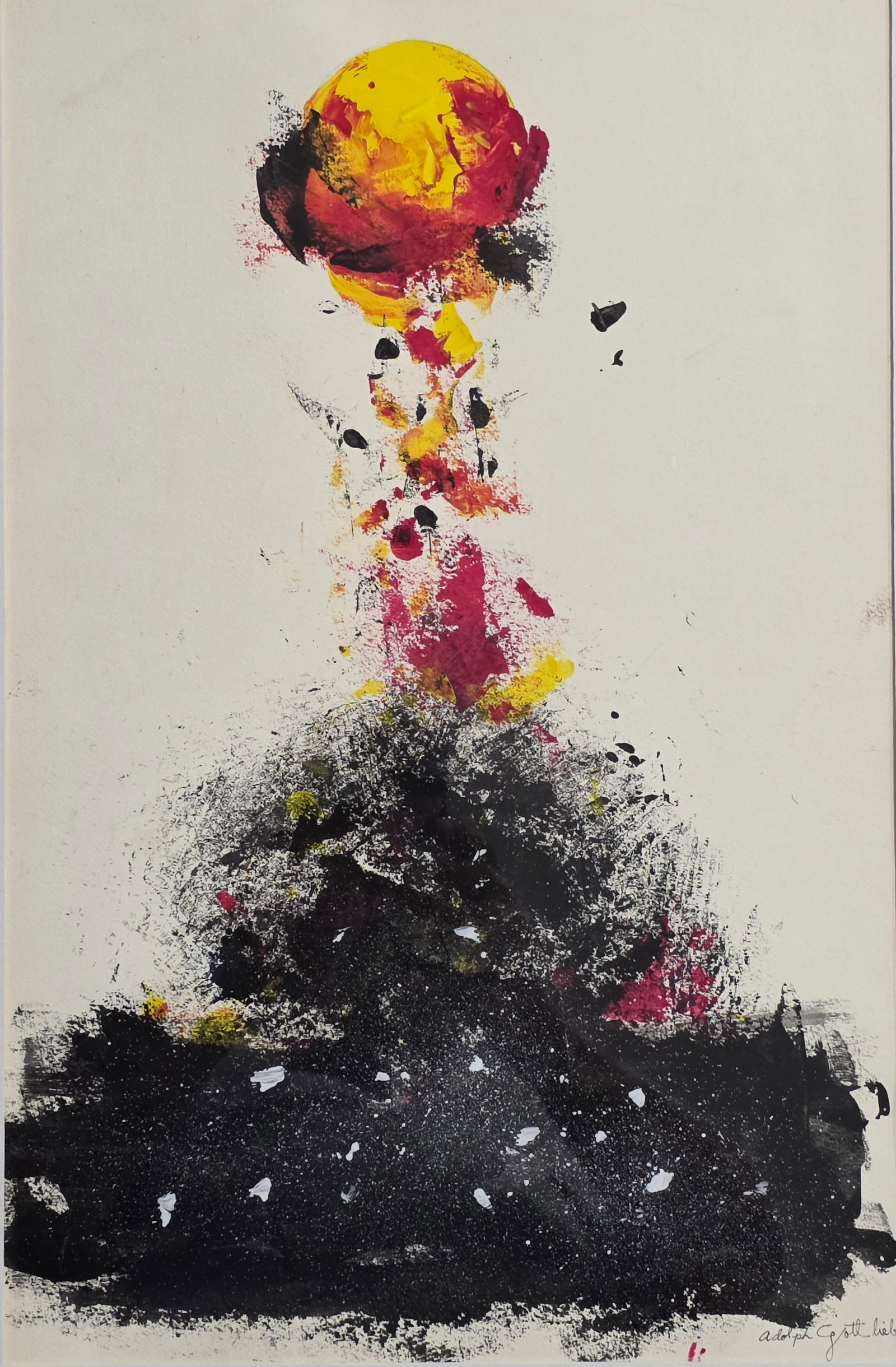 Adolph Gottlieb was an American abstract expressionist painter who also made sculpture and became a (1 of 2)