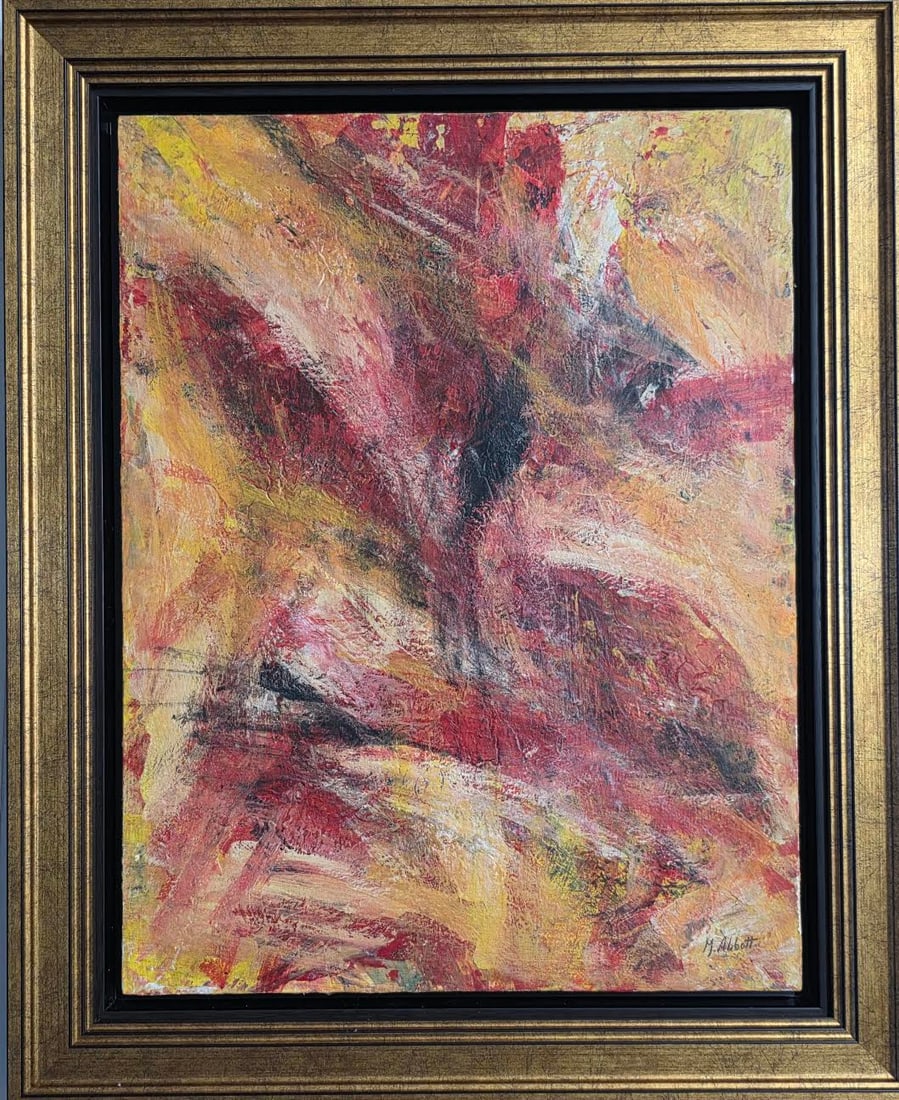 Mary Lee Abbott was an American artist, known as a member of the New York School of abstract (1 of 2)