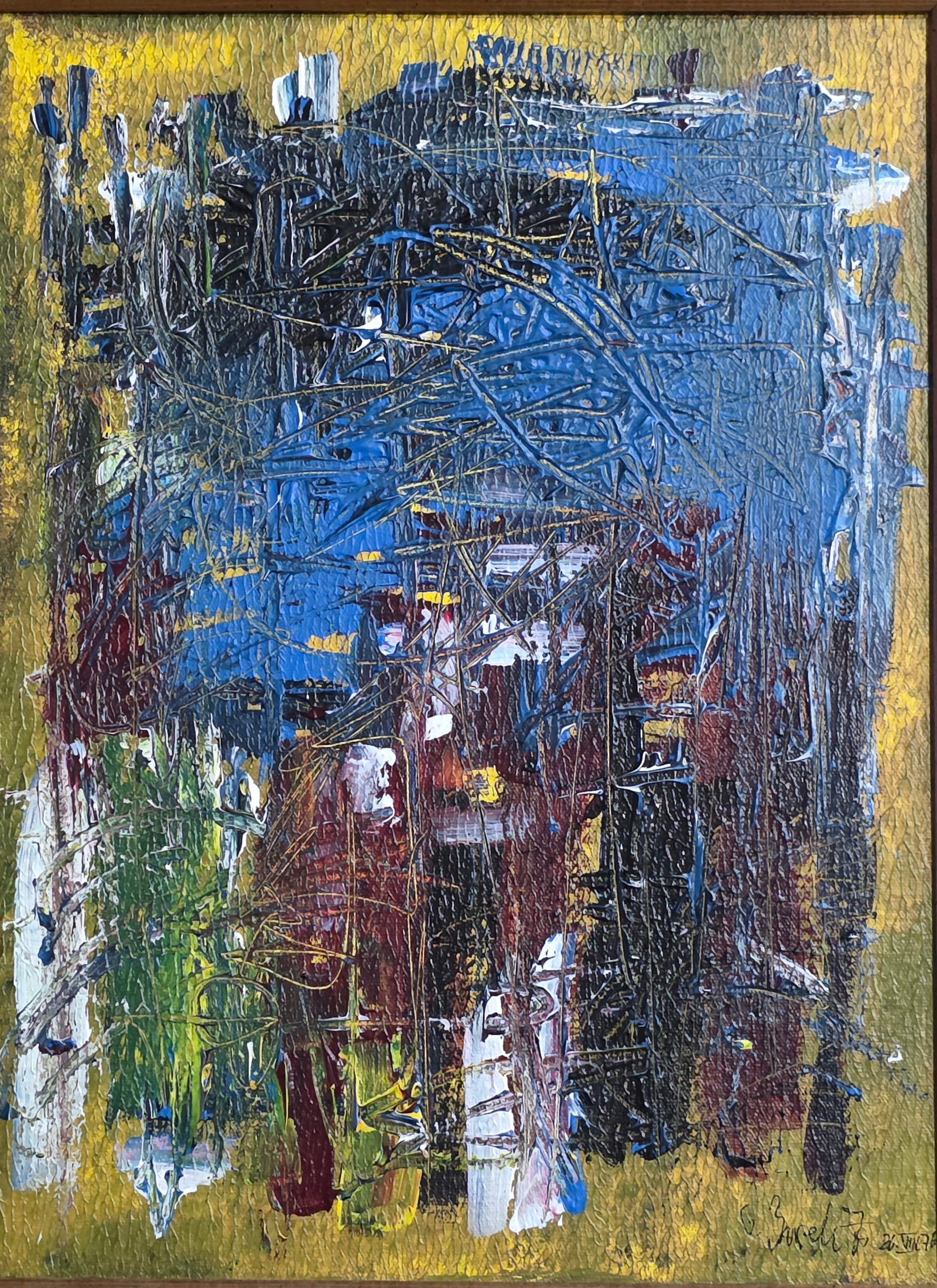Georg Baselitz was a German-Austrian painter, sculptor and graphic artist. In the 1960s he became (1 of 2)