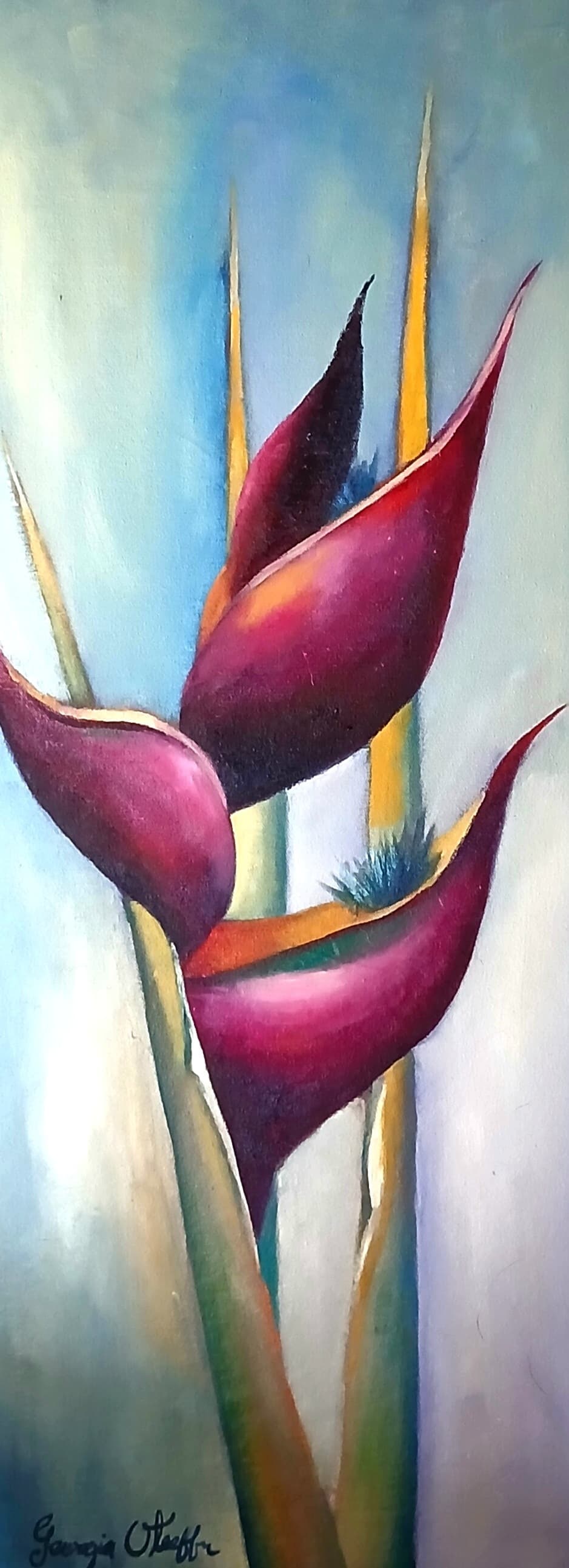 Georgia Totto O'Keeffe was an American modernist painter and draftswoman whose career spanned seven: Georgia Totto O'Keeffe was an American modernist painter and draftswoman whose career spanned seven decades and whose work remained largely independent of major art movements,Private Collector,Oil on 