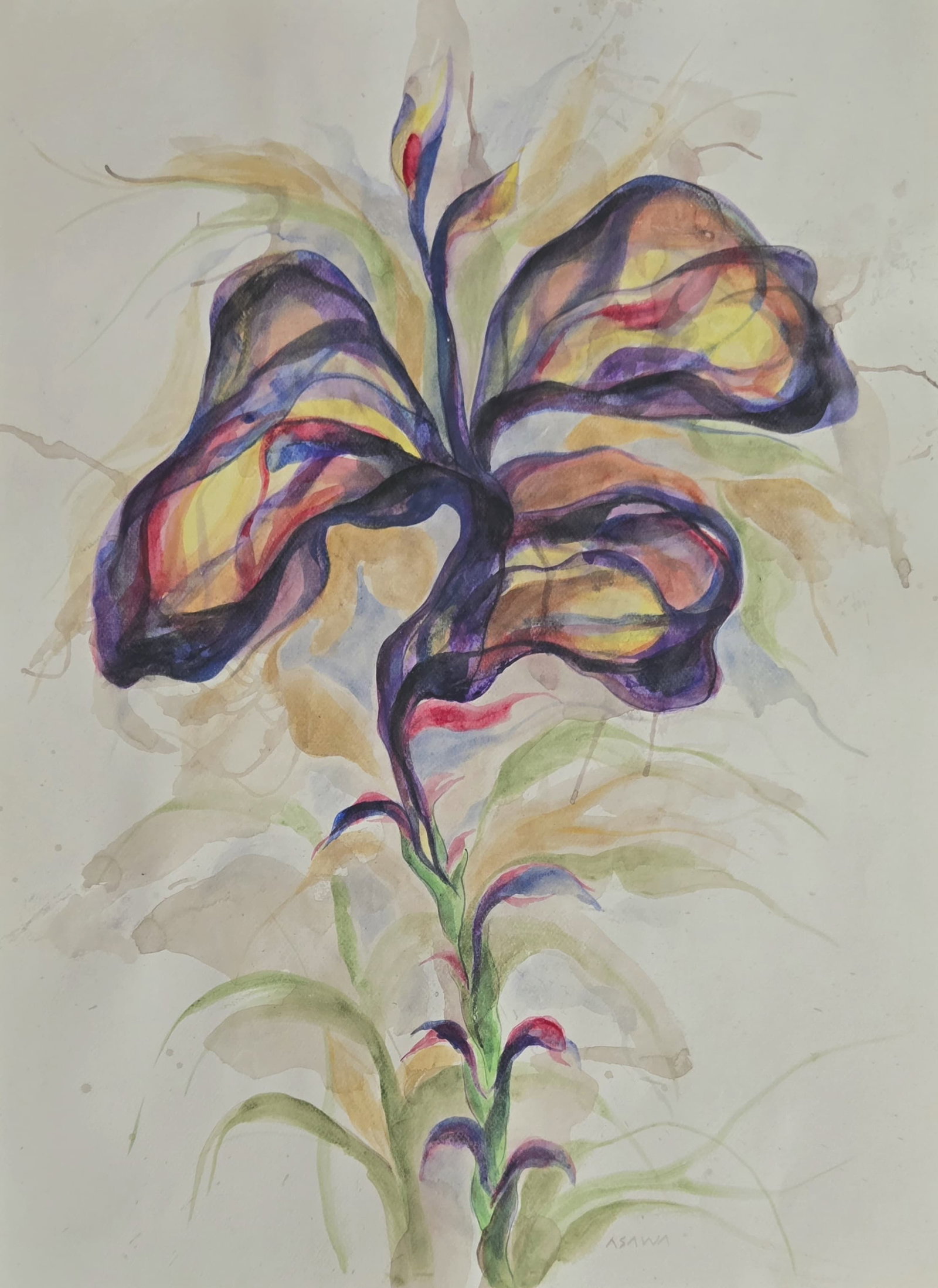 Ruth Aiko Asawa was an American modernist artist known primarily for her abstract looped-wire (1 of 2)