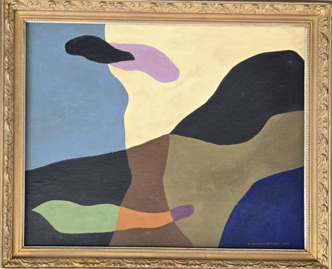 Frederick Hammersley (January 5, 1919 – May 31, 2009)was an American abstract painter. His: Frederick Hammersley (January 5, 1919 – May 31, 2009)was an American abstract painter. His participation in the 1959 Four Abstract Classicists exhibit secured his place in art history.Private Collec