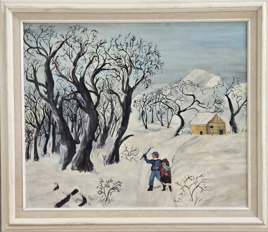 Grandma Moses,(September 7, 1860 – December 13, 1961), was an American folk artist. She began (1 of 3)