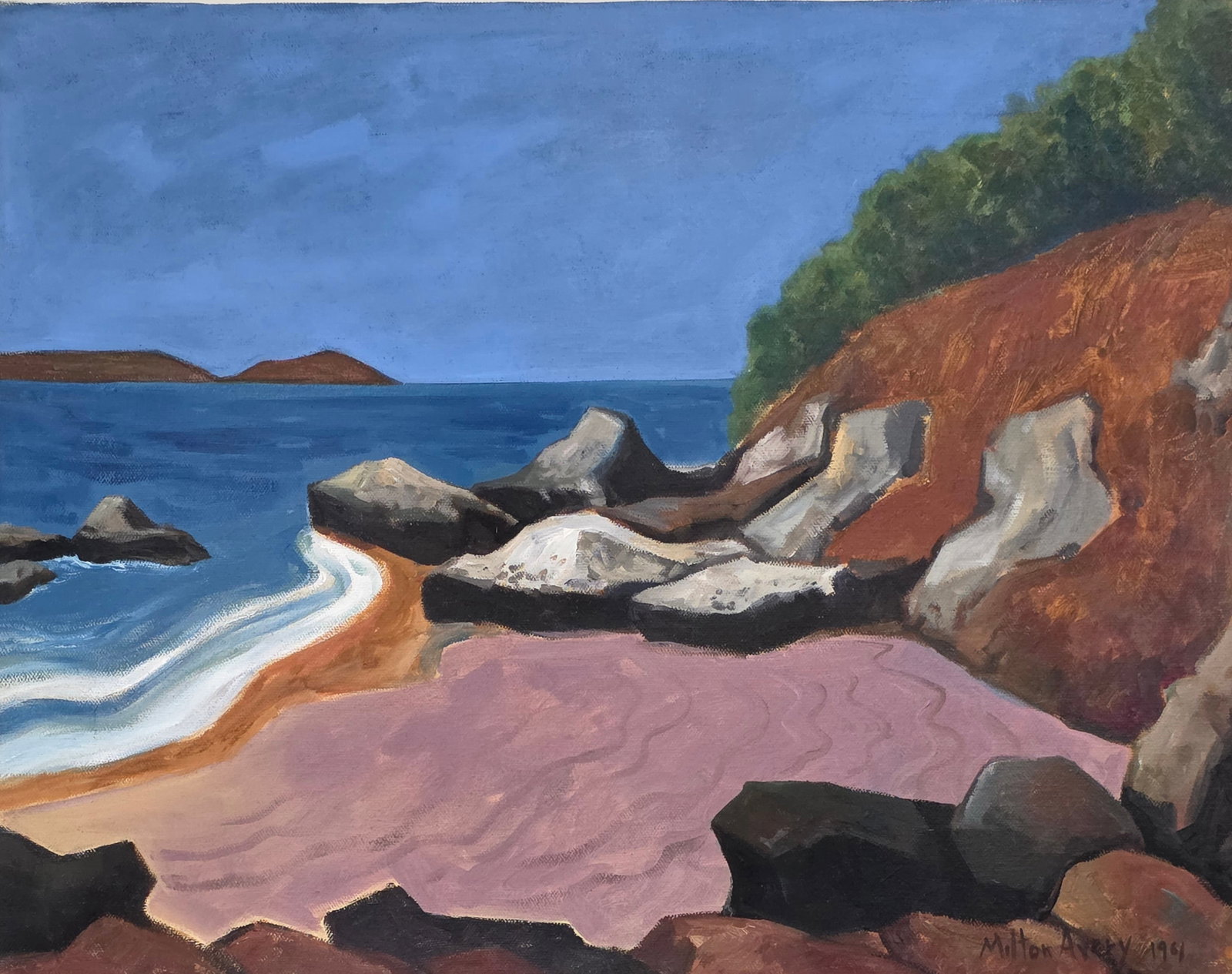 Milton Clark Avery was an American modern painter. Born in Altmar, New York, he moved to Connecticut (1 of 2)