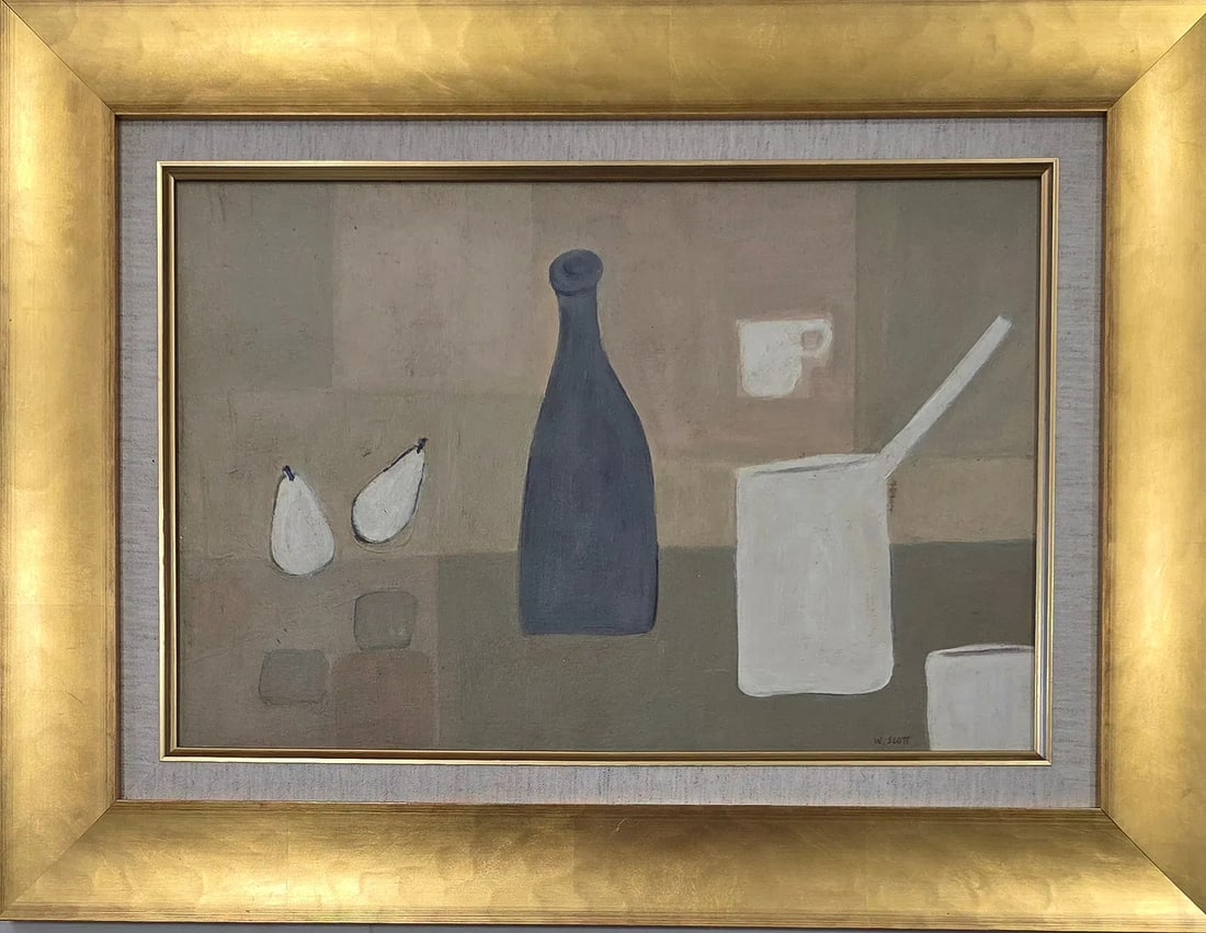William Scott, was a prominent abstract painter from Northern Ireland, known for his themes of still (1 of 1)