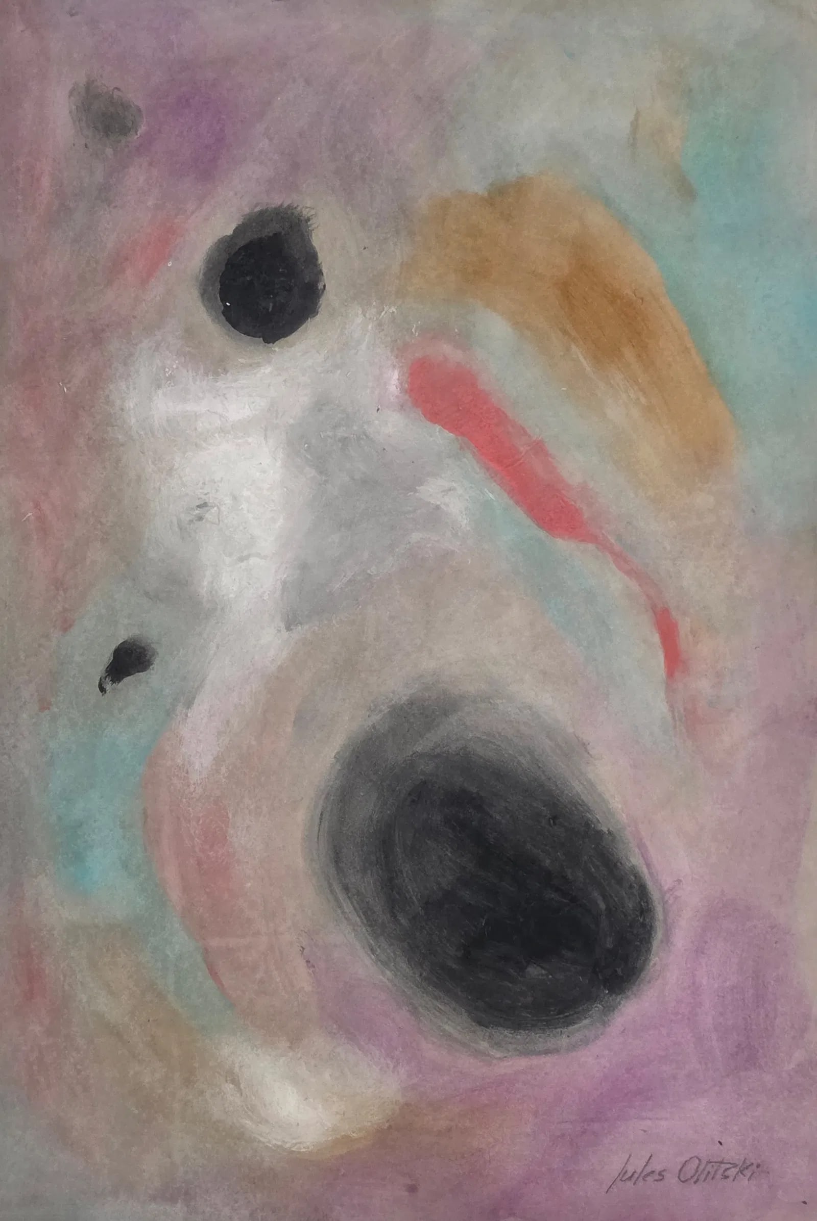 Jules Olitski explored the material properties of paint; he often used non-standard materials such (1 of 1)