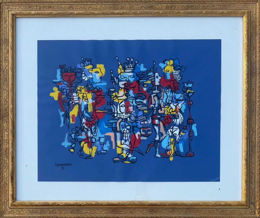 René Portocarrero (24 February 1912 – 7 April 1985) was a Cuban visual artist known for (1 of 3)