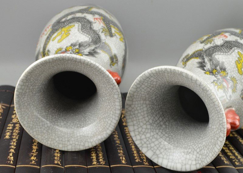 Double Dragons(a pair) – Qing Dynasty Style with Qing (1 of 5)