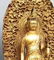 Three Buddhist statues of Amitabha in pure bronze , - 4