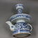 Late Qing Guangxu annual blue and white oil lamp teapot - 5