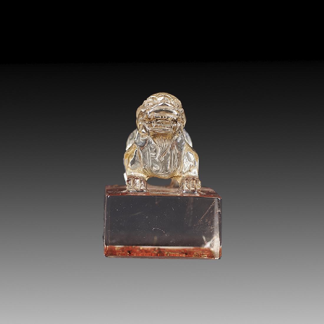 CHINESE ROCK CRYSTAL SNUFF SEAL (1 of 5)