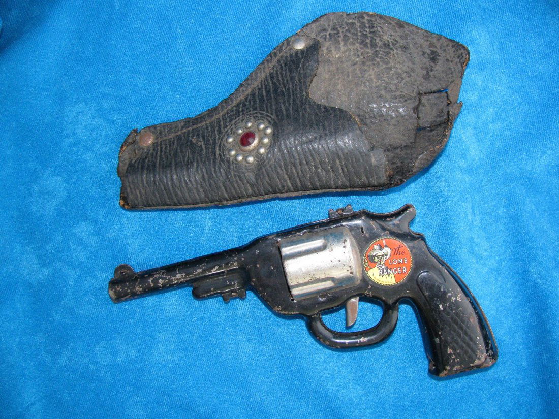 1938 Marx The Lone Ranger HiYo Silver Toy Click Pistol