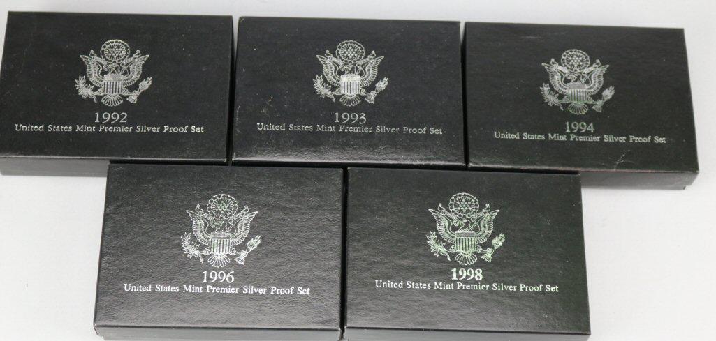 1992 US Mint Premier Silver Proof Set