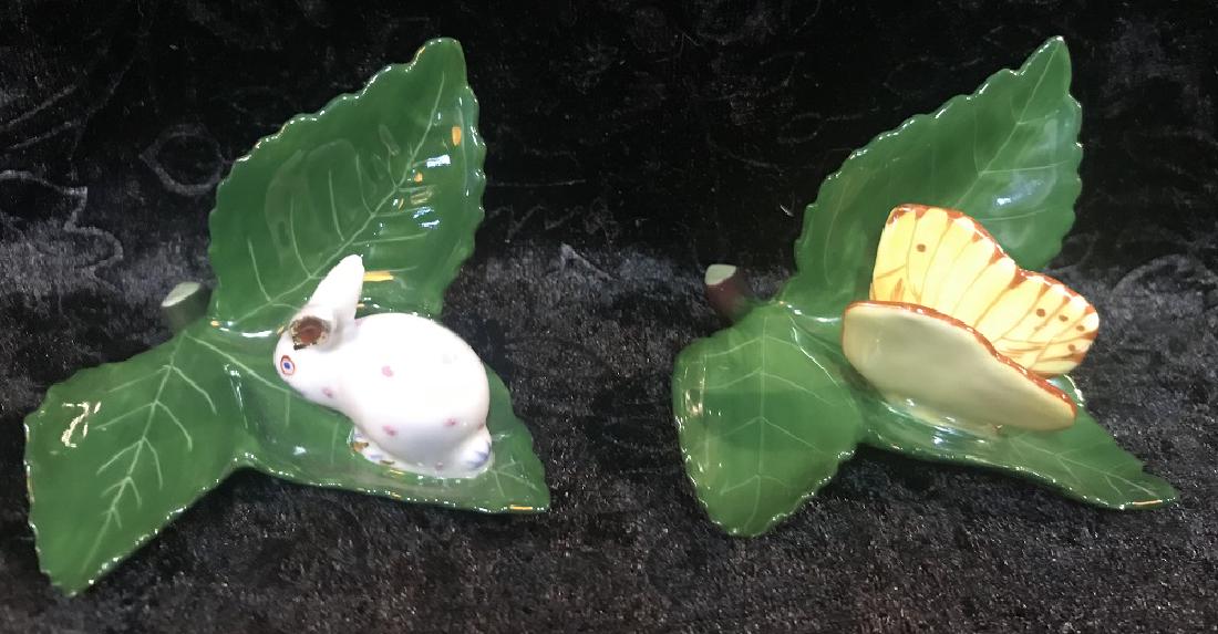 2 Herend Porcelain Place Card Holders (1 of 4)