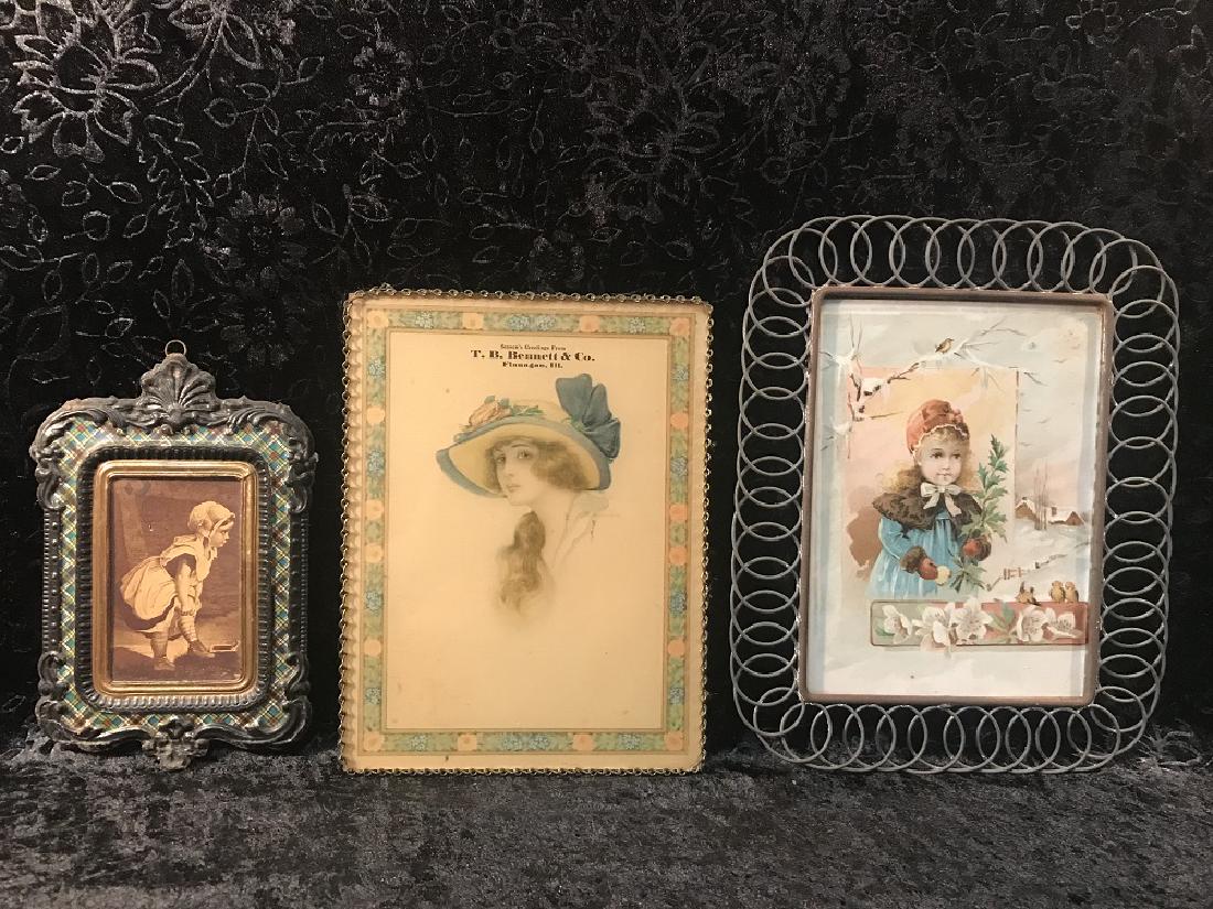 3 Pieces of Framed Victorian Advertising Ephemera (1 of 5)