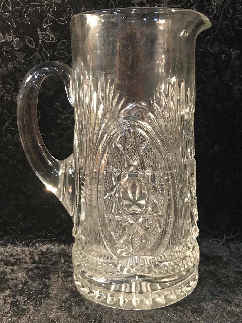 EAPG Pattern Glass Water Pitcher (1 of 4)