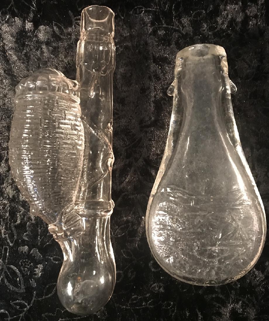 2 Glass Figural Bottles (1 of 5)