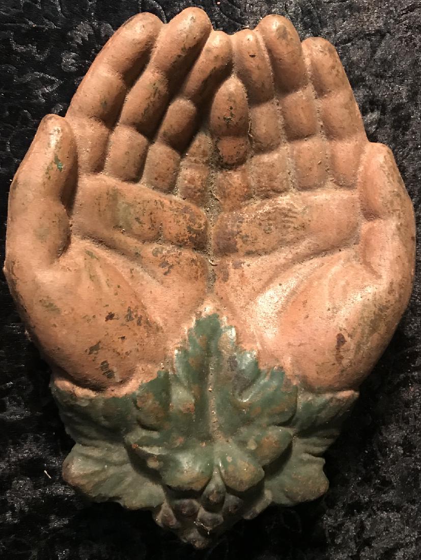 Painted Cast Iron Garden Bird Feeder (1 of 3)