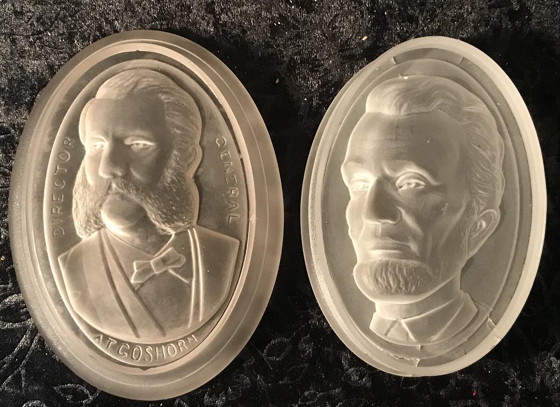 Centennial Exposition Paperweights Gillinder (1 of 12)