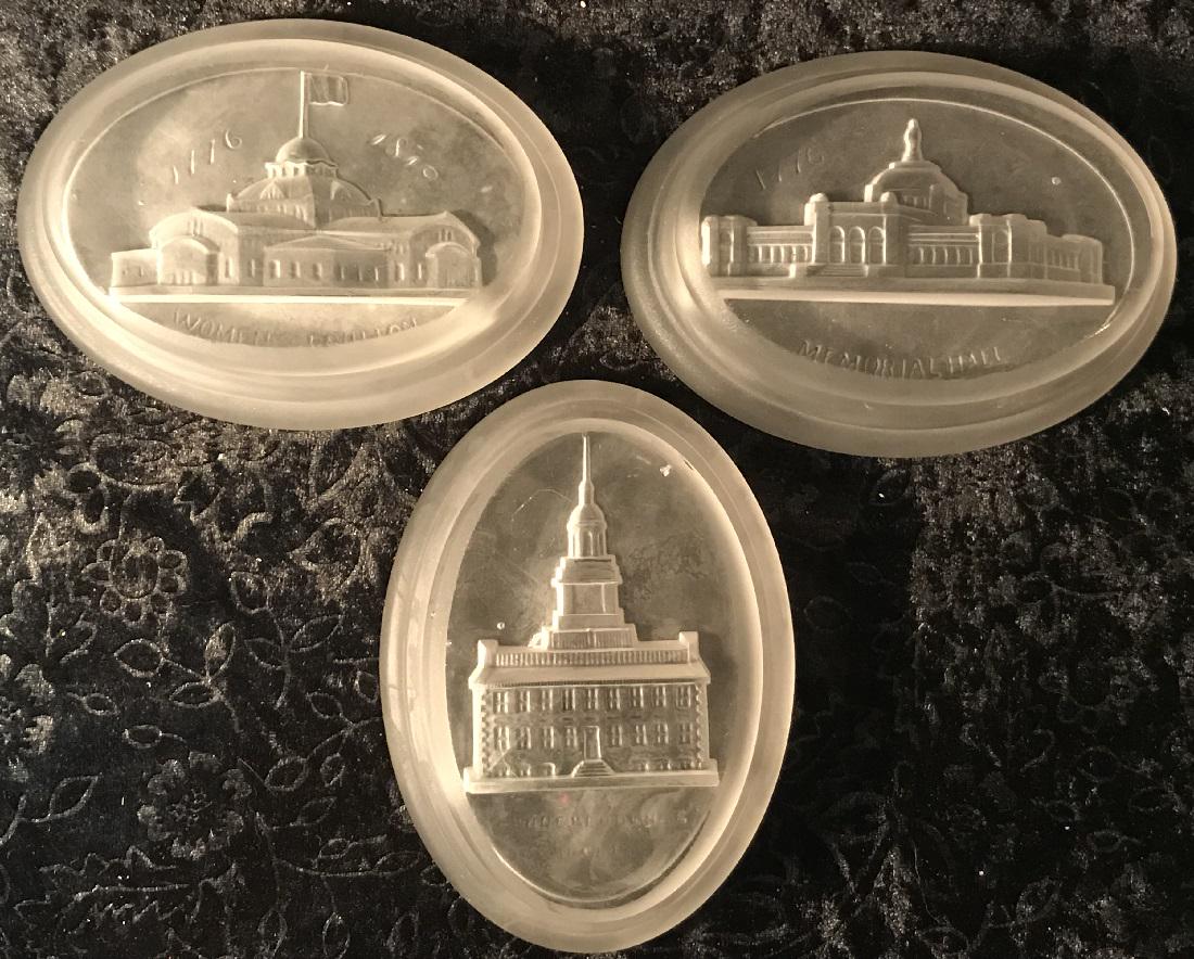Centennial Exposition Paperweights Gillinder (1 of 12)