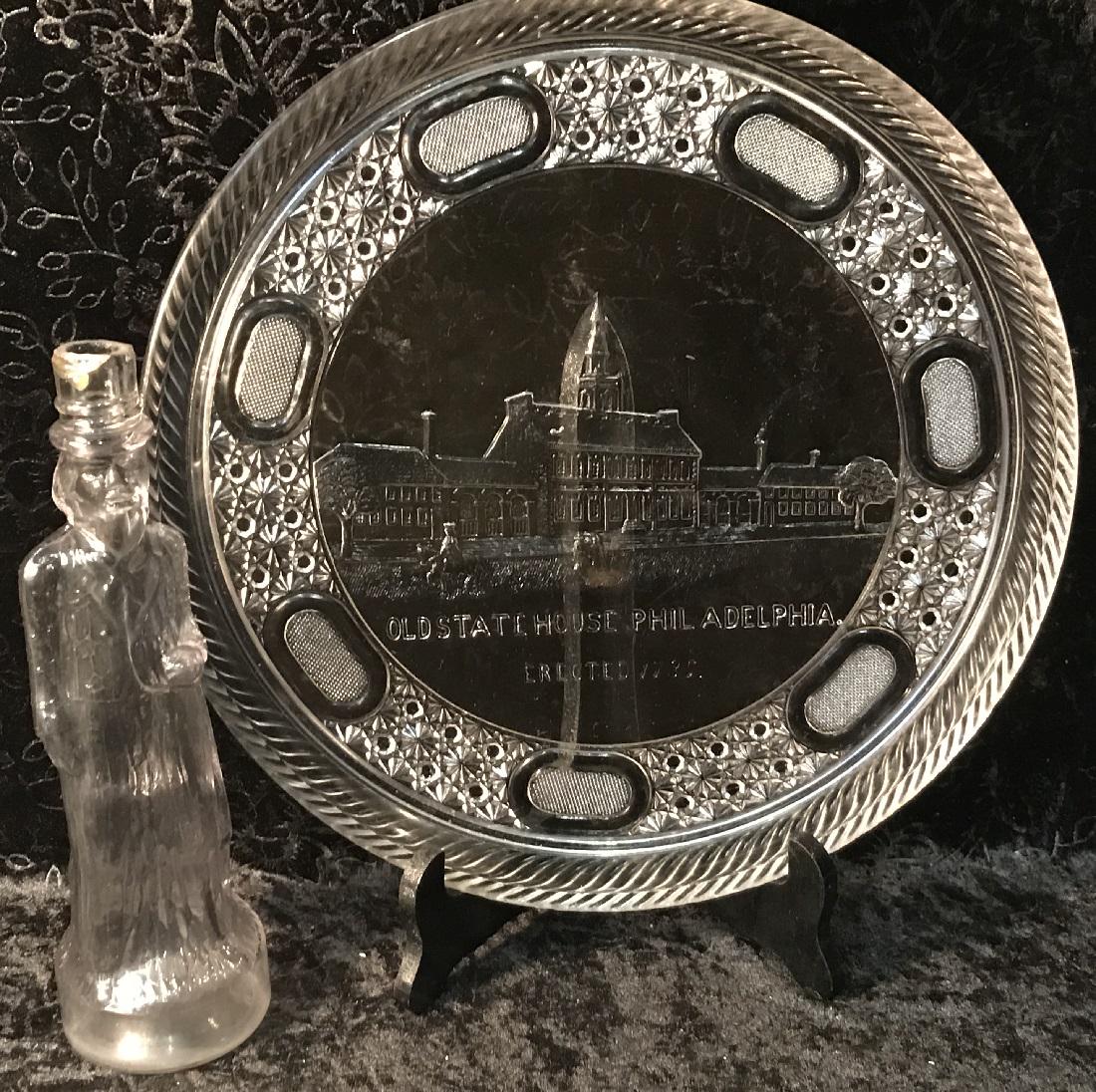 Phil  State House 1735 Plate Uncle Sam Bottle (1 of 10)