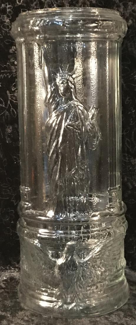 Liberty Figural Pattern Molded Glass Pickle Jar (1 of 10)