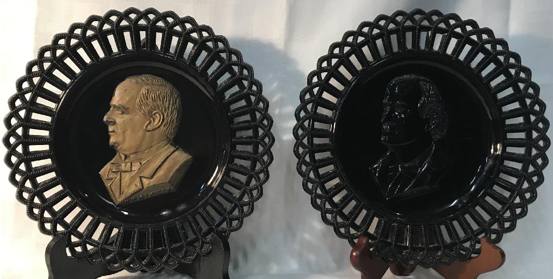 Presidential Race McKinley Ryan Amethyst Plates (1 of 12)