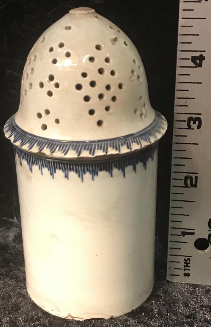 18th Century English Porcelain Muffineer (1 of 10)