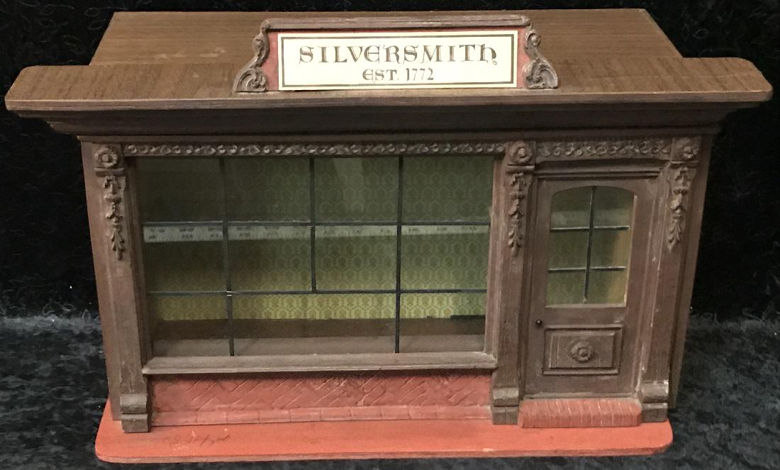 Signed Eugene Kupjack Silversmith Shop Diorama (1 of 6)